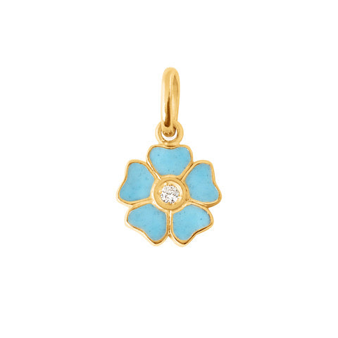 Flower diamond pendant