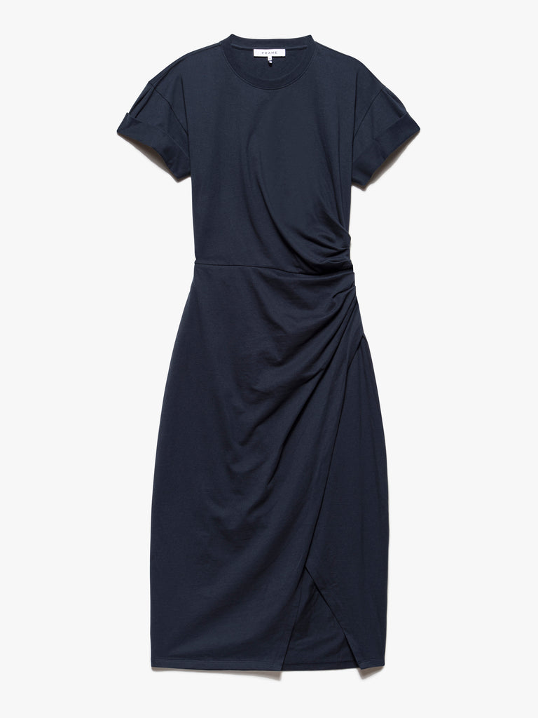 RUCHED FRONT DRESS