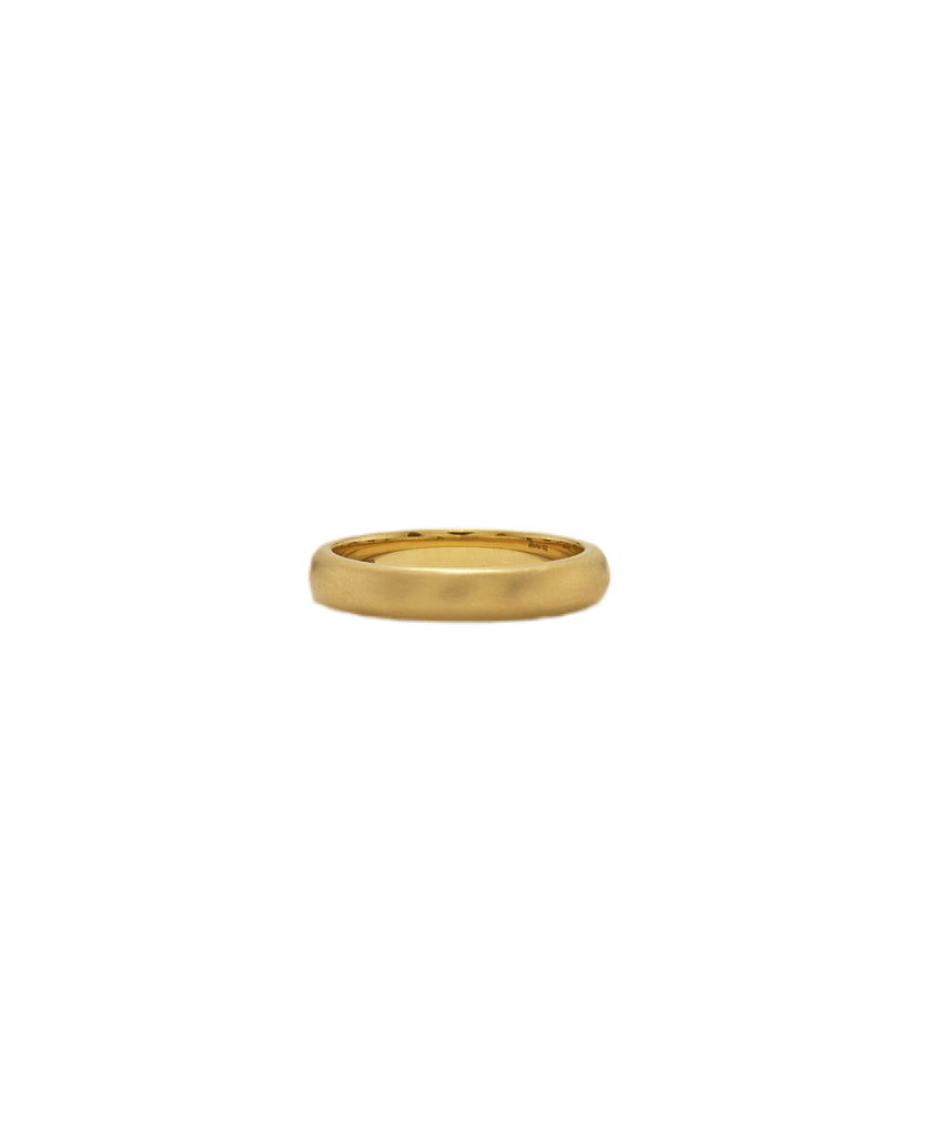 Flat Gold Band Ring