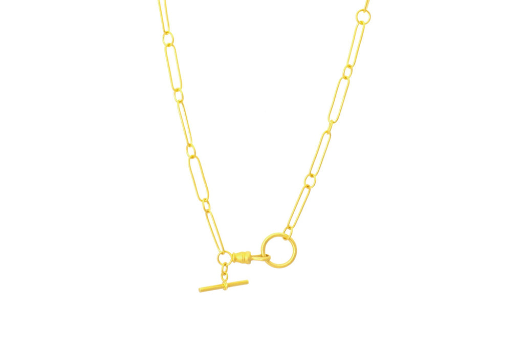 Watch Fob Link Chain Necklace