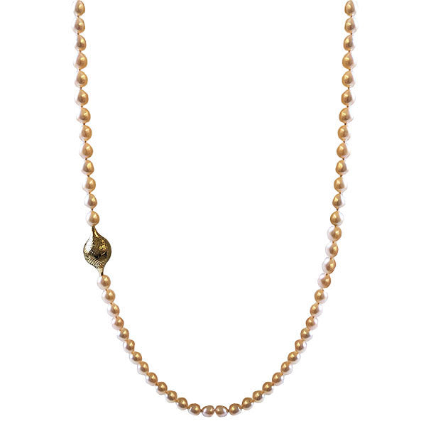 Peach Souffle Freshwater Pearl Necklace