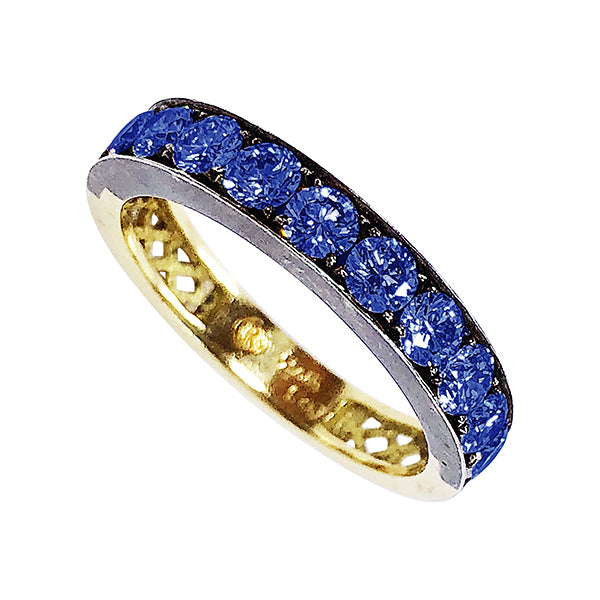 Sapphire Crownwork Stacker Band Ring