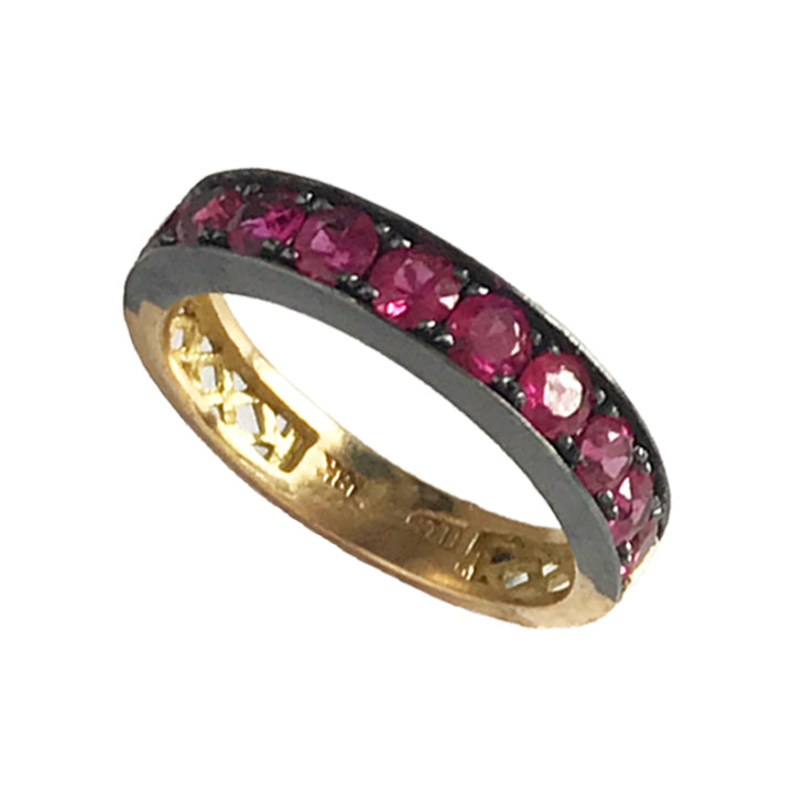 Crownwork Stacker Pink Sapphire Ring