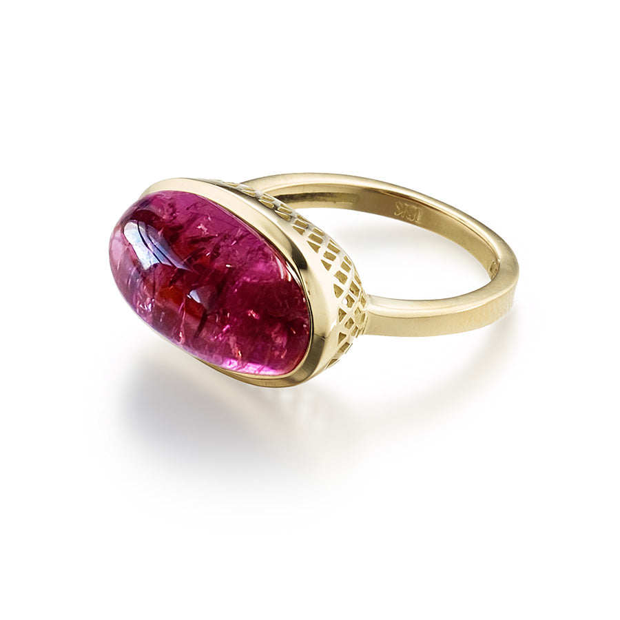 ONE OF A KIND PINK TOURMALINE RING