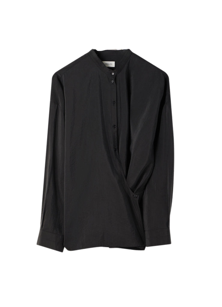 OFFICER COLLAR TWISTED SHIRT