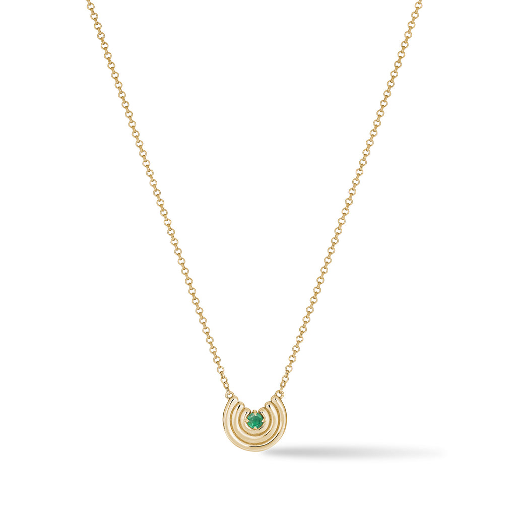 Petite Revival Necklace - Emerald